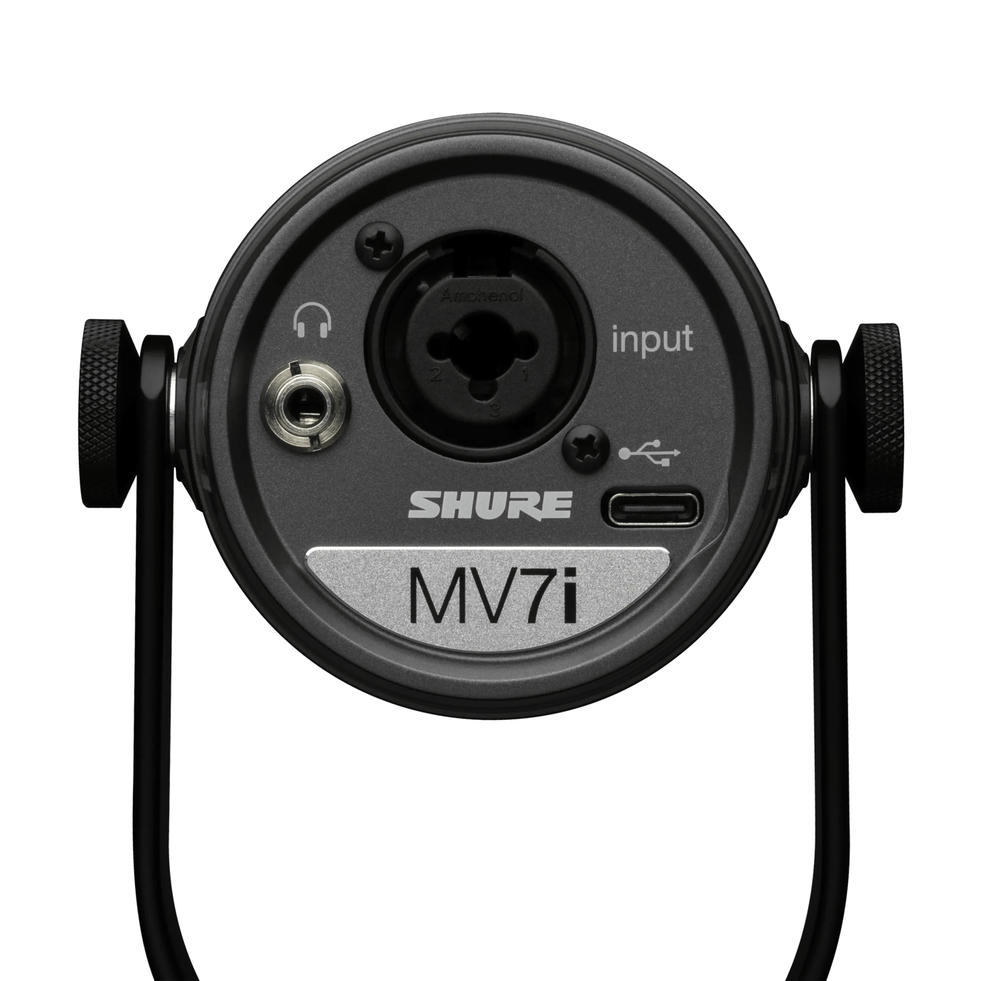 Shure MV7i Microfone Inteligente com Interface de Áudio Integrada