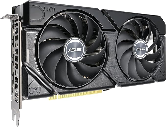 ASUS Dual GeForce RTX™ 4060 EVO OC Edition 8GB GDDR6 (PCIe 4.0, 8GB GDDR6, DLSS 3, HDMI 2.1a, DisplayPort 1.4a, design de ventilador de tecnologia axial, tecnologia 0dB, BIOS duplo, tecnologia