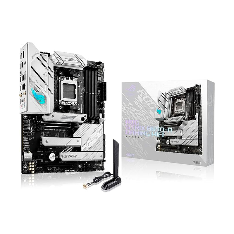 ASUS Placa Mãe ROG STRIX B650-A GAMING WIFI (AM5 / DDR5 / HDMI/M.2 / USB 3.2 / Wi-Fi/ATX), Modelo: 90MB1BP0-M0EAY0