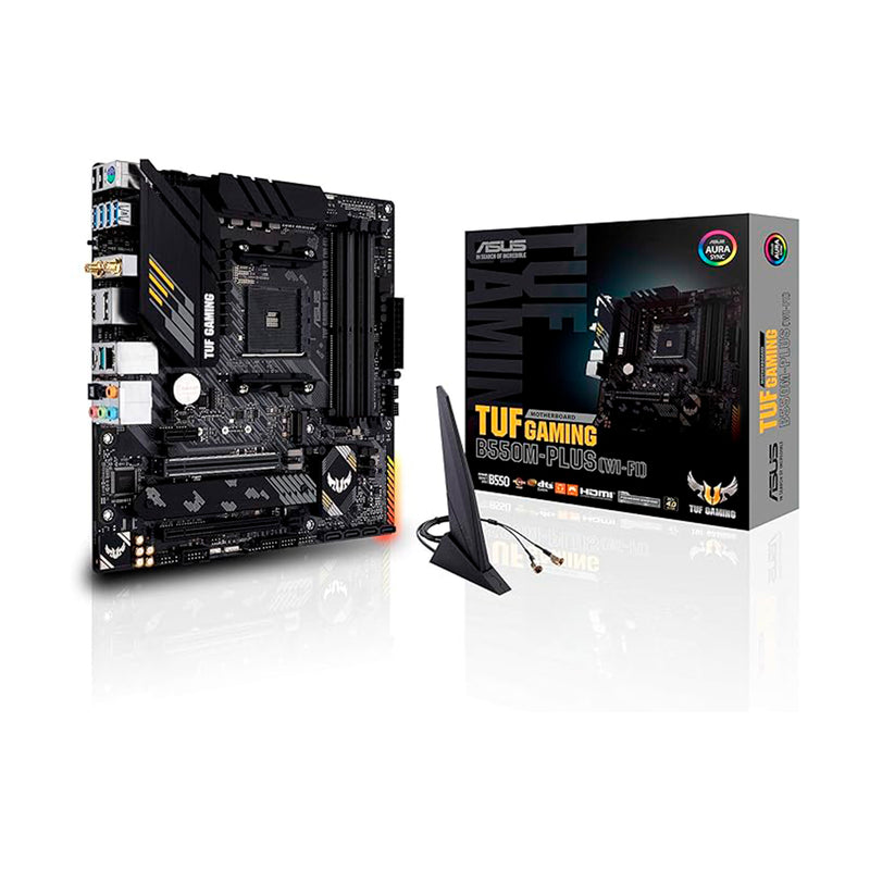 ASUS TUF GAMING B550M PLUS AMD B550 AM4 Micro ATX DDR4-SDRAM Placa-mãe