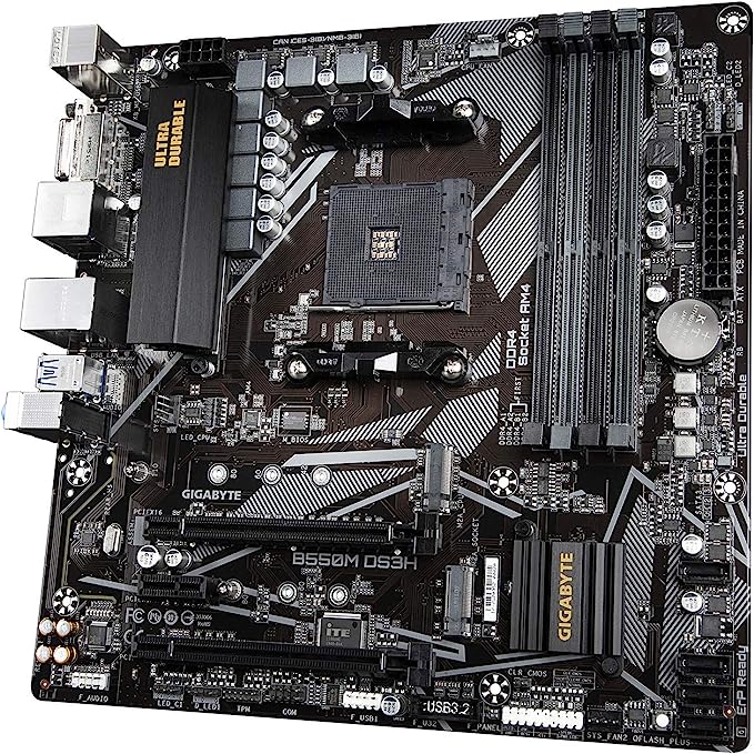 PLACA MAE GIGABYTE B550M DS3H (REV. 1.4) CHIPSET AMD B550 AM4, MICRO ATX DDR4 - B550M DS3H 1.4