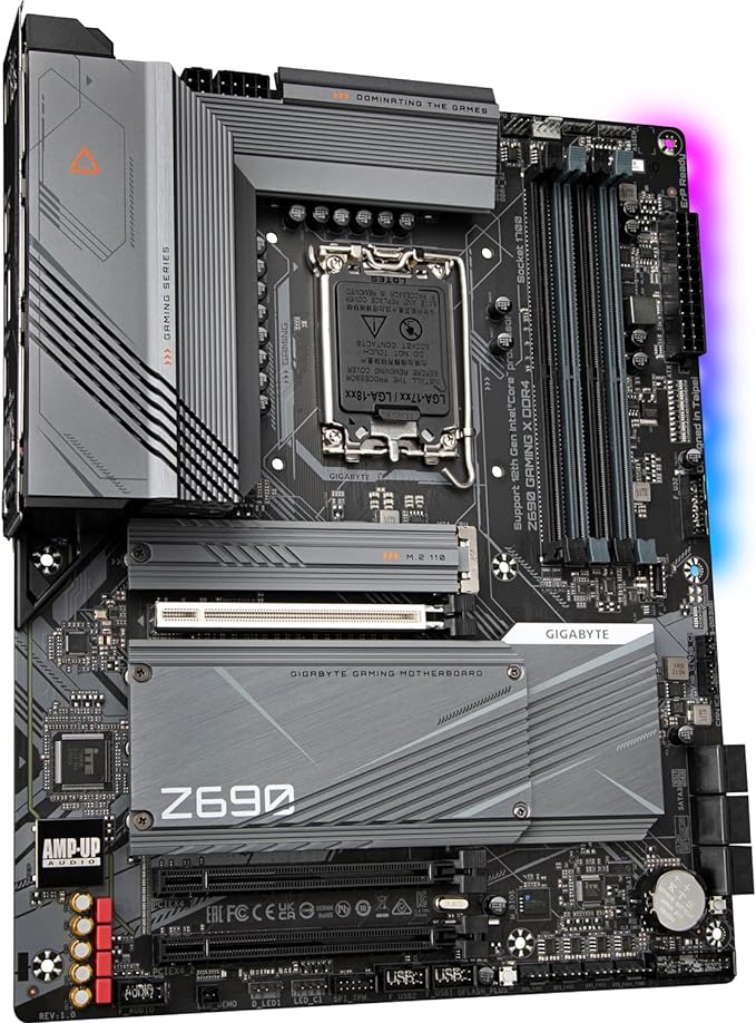 PLACA MAE (INTEL) GIGABYTE Z690 GAMING X DDR4 LGA1700 12° GERACAO