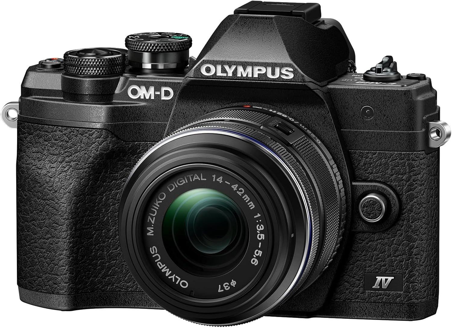 Câmera OM SYSTEM Olympus OM-D E-M10 Mark IV (Cor Preta) com Lente Ol