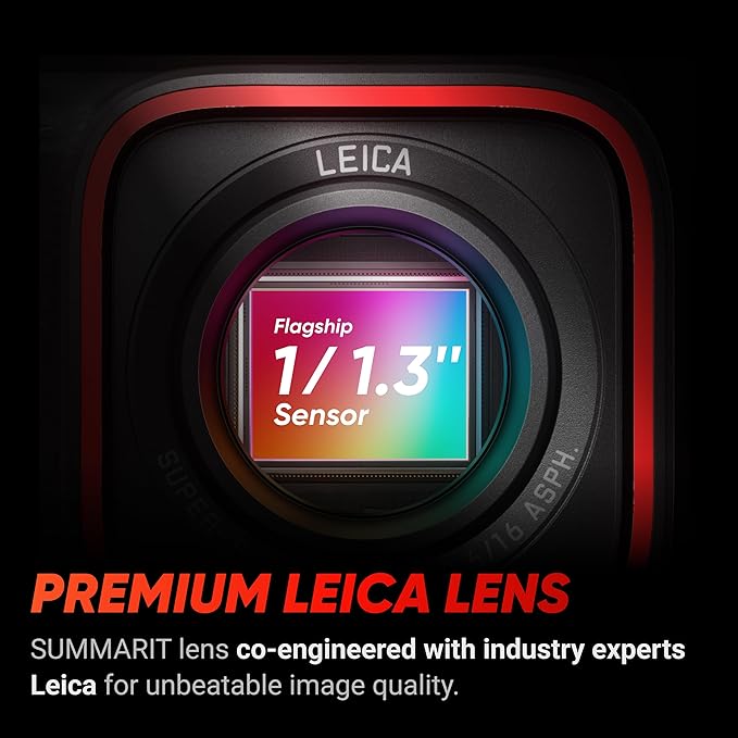 Insta360 Ace Pro - Câmera de ação à prova d'água projetada com Leica, sensor emblemático de 1/3.3 cm e redução de ruído AI para qualidade de imagem imbatível, 4K120fps, tela flip de 6.1 cm e recursos