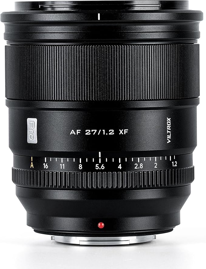 VILTROX PRO 27mm F1.2 XF Fuji for Fujifilm x mount, 27mm f/1.2 X lens for Fujifilm XH2S XH2 XT5 XT4 XT3 XS20 XT30 II XT200