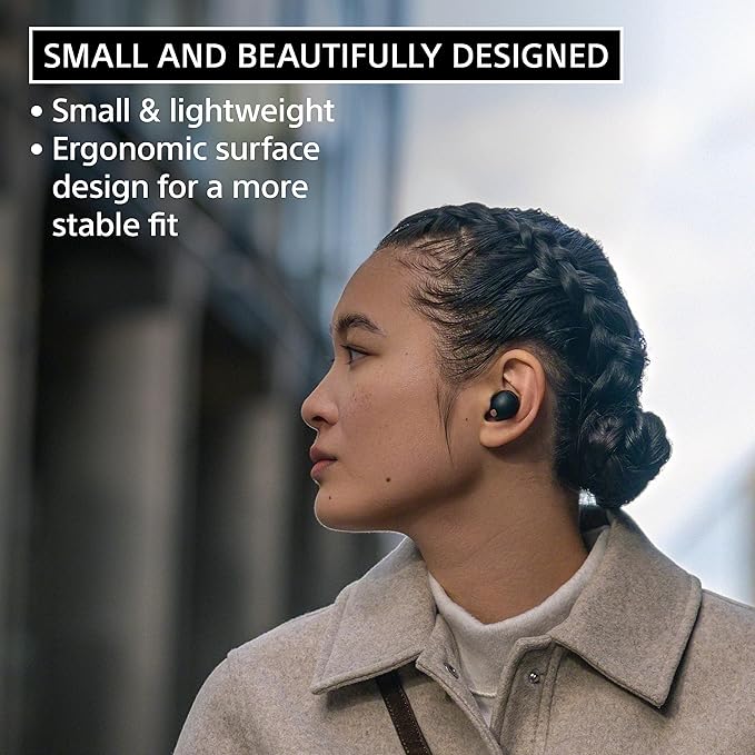 Sony WF-1000XM5 Fone de Ouvido | Dual-core | Noise-cancelling | Wireless | Preto