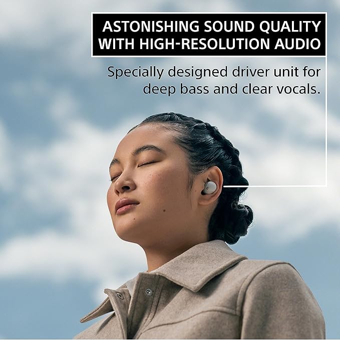 Sony WF-1000XM5 Fone de Ouvido | Dual-core | Noise-cancelling | Wireless | Preto