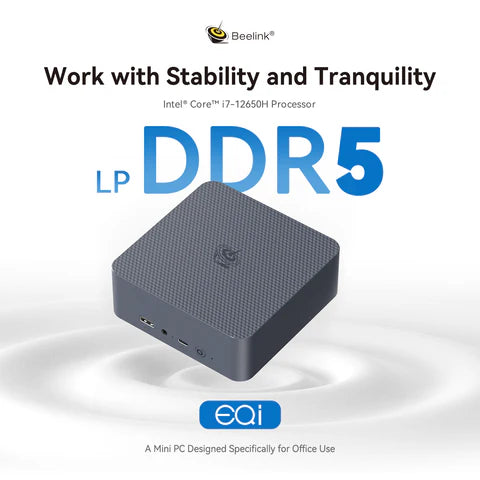Beelink EQi12 Intel® Core i7 12650H - 24GB + 500 GB