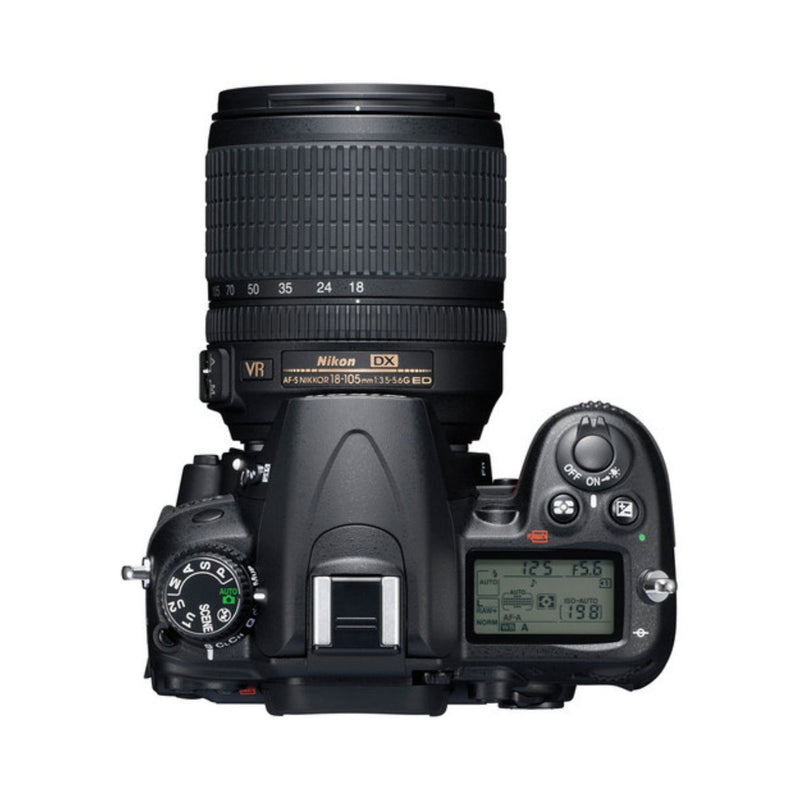 Câmera DSLR Nikon D7000 16.2MP Kit com Lente AF-S DX 18-55mm VR/ 18-105mm Vídeo 1080p