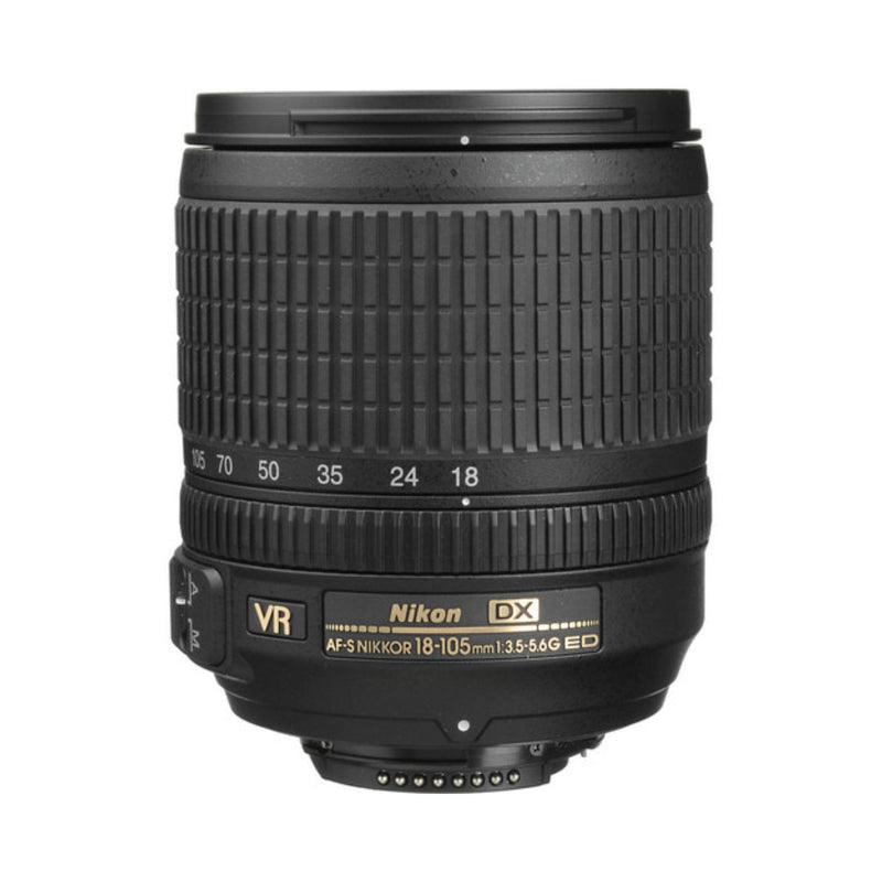 Câmera DSLR Nikon D7000 16.2MP Kit com Lente AF-S DX 18-55mm VR/ 18-105mm Vídeo 1080p
