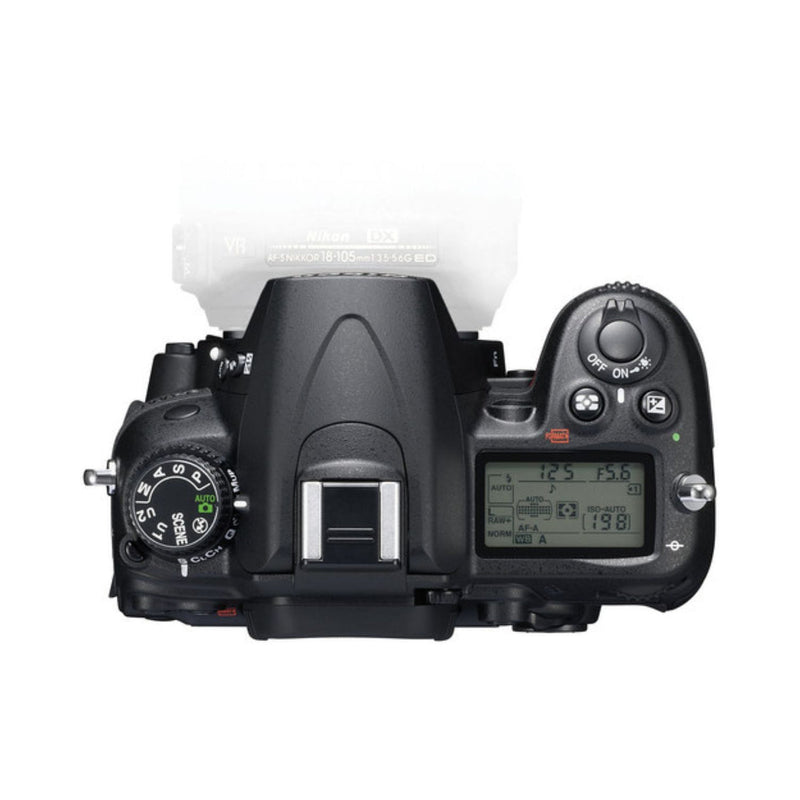 Câmera DSLR Nikon D7000 16.2MP Kit com Lente AF-S DX 18-55mm VR/ 18-105mm Vídeo 1080p