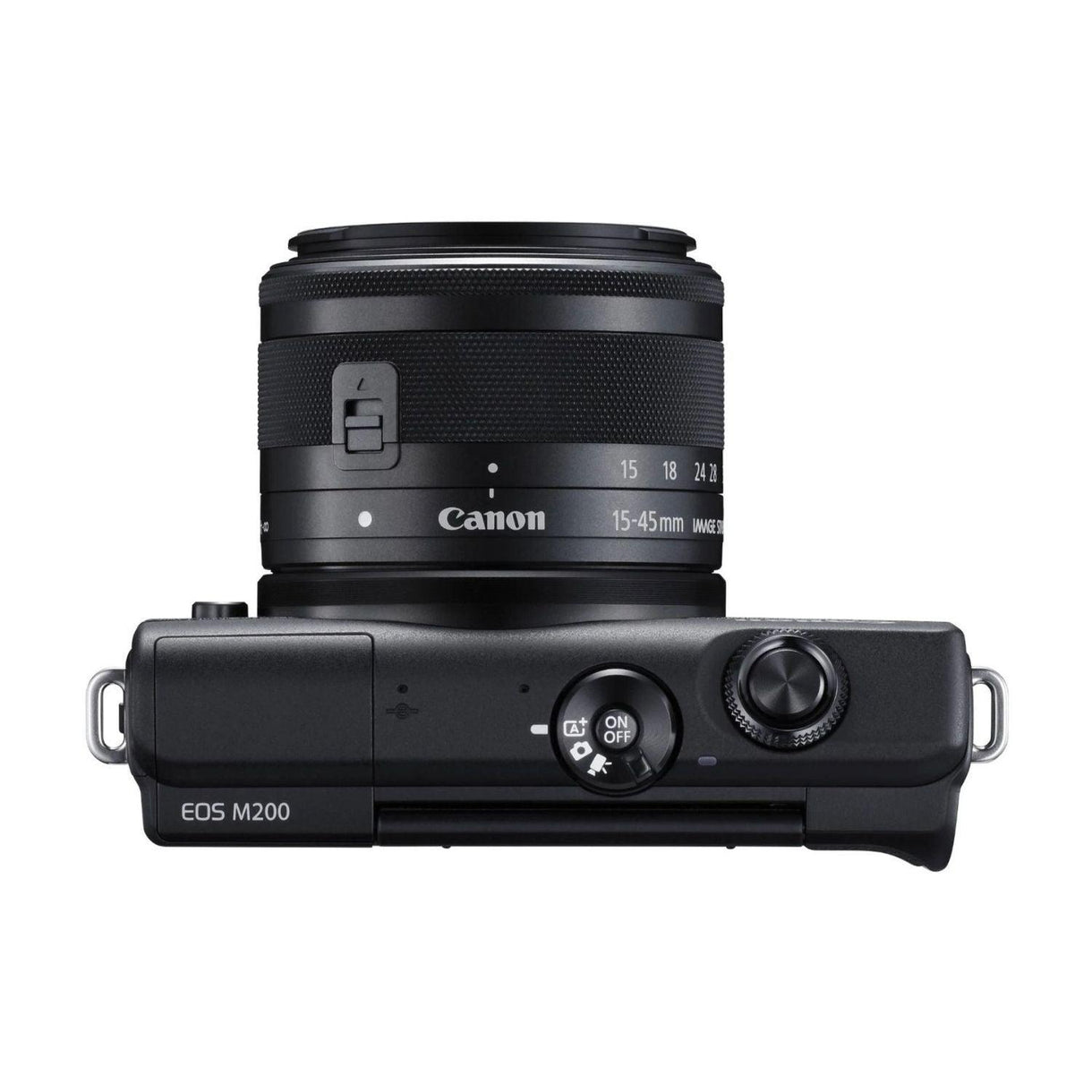 Canon EOS M200 15-45mmレンズキット Canon EOS M200 Câmera Mirrorless com Lente EF-M 15-45mm e Vídeo 4K