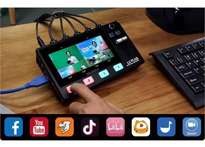 Mesa De Corte Feelworld Livepro L2 Plus Touch 5.5 Chroma Key