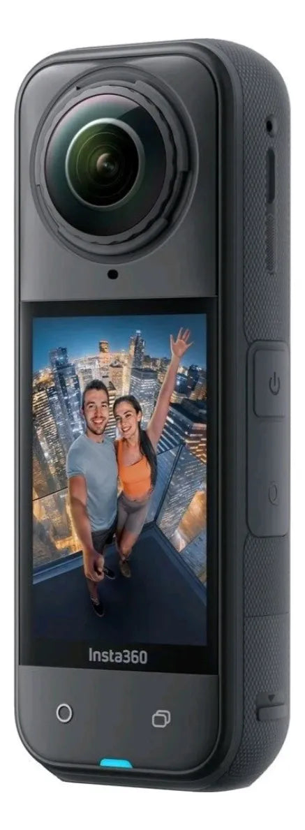Insta360 X5 – Câmera de ação 8K 360° à prova d'água, com pouca luz, efeito de bastão de selfie invisível, lente robusta e substituível, bateria de 3 horas, protetor de vento embutido, estabilização