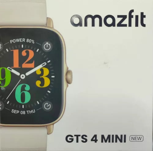 Huami A2035 1.75 " Relogio Smartwatch Amazfit Gts 4 Mini New Branco Marfim