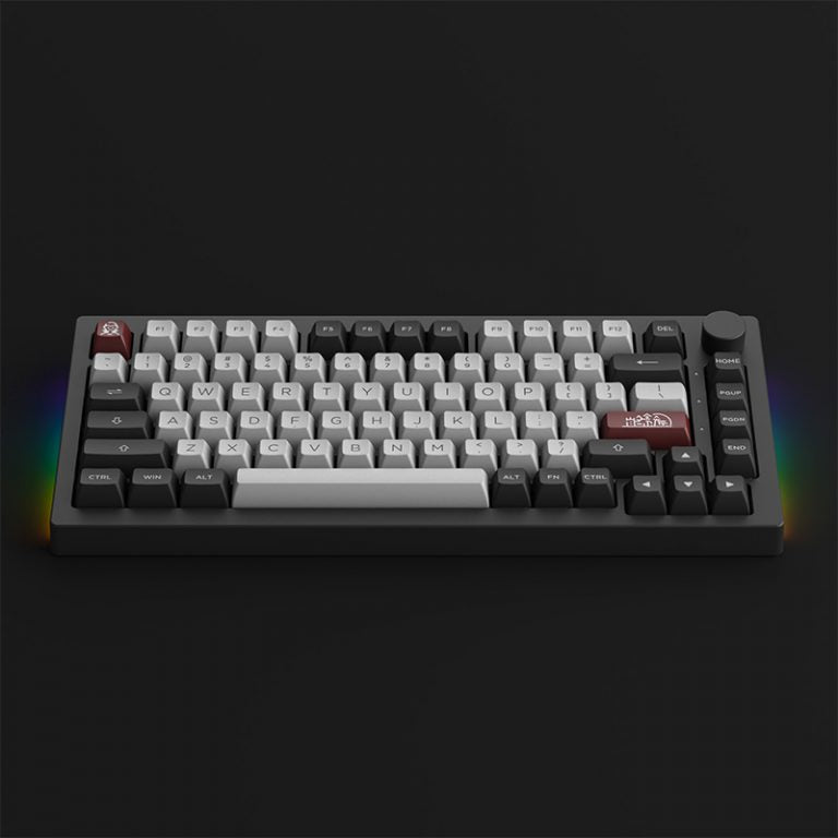 Teclado Mecânico Akko 5075B Plus V2 Drácula Castelo