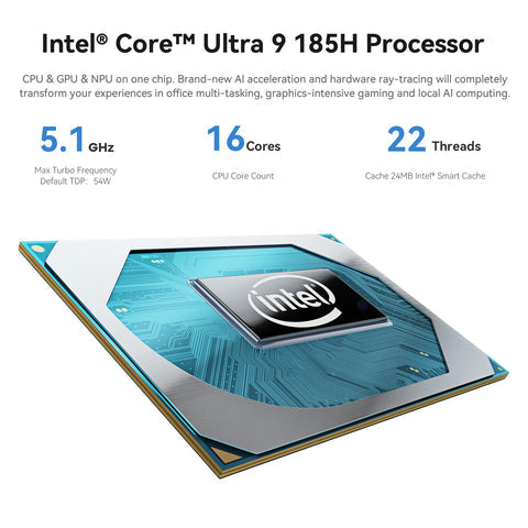 Beelink GTi14 Ultra AI PC Intel® Core™ UItra 9 185H 32GB + 1TB