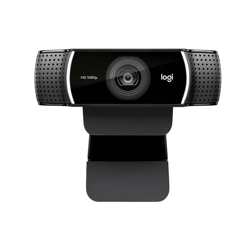 Webcam Full HD Logitech C922 Pro Stream com Microfone para Gravações em Video 1080p e Tripé Incluso, Compatível com Logitech Capture