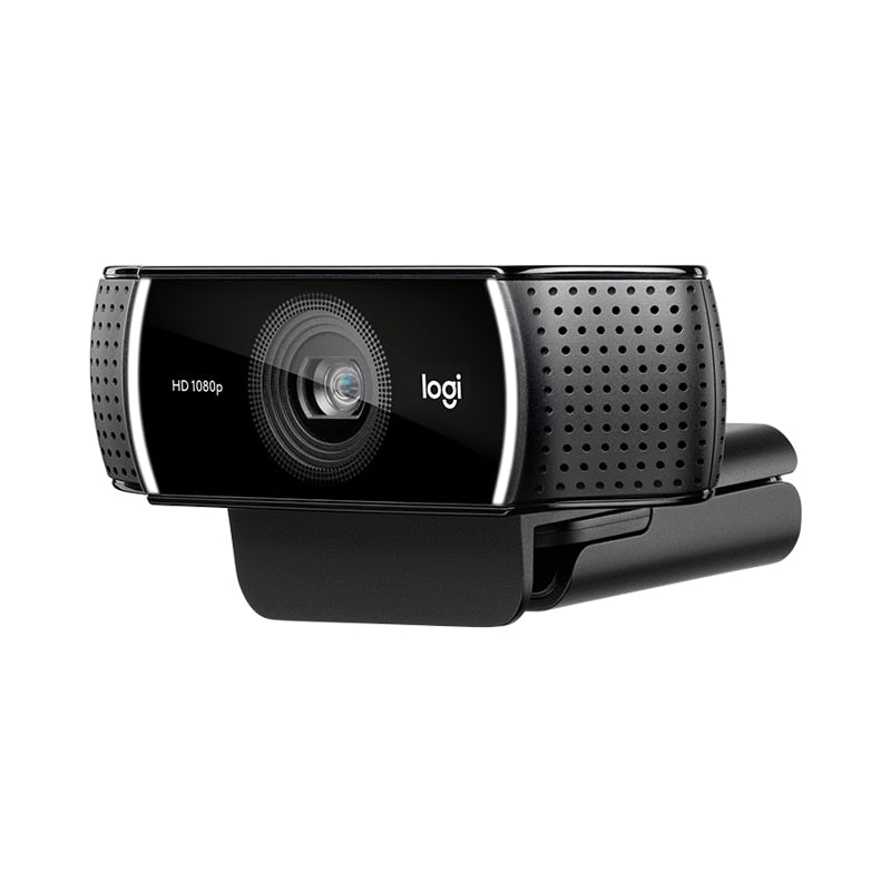 Webcam Full HD Logitech C922 Pro Stream com Microfone para Gravações em Video 1080p e Tripé Incluso, Compatível com Logitech Capture