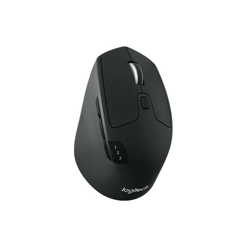 Mouse sem fio Logitech M720 Triathlon com Conexão USB Unifying ou Bluetooth com Easy-Switch para até 3 Dispositivos, 1000 DPI, 6 Botões Programáveis e Pilha Inclusa