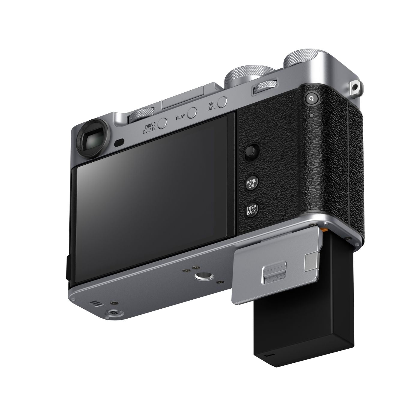 Kit Câmera Digital Mirrorless Fujifilm X-E5 Silver + Lente Fujifilm Fujinon XF23mmF2.8 R WR