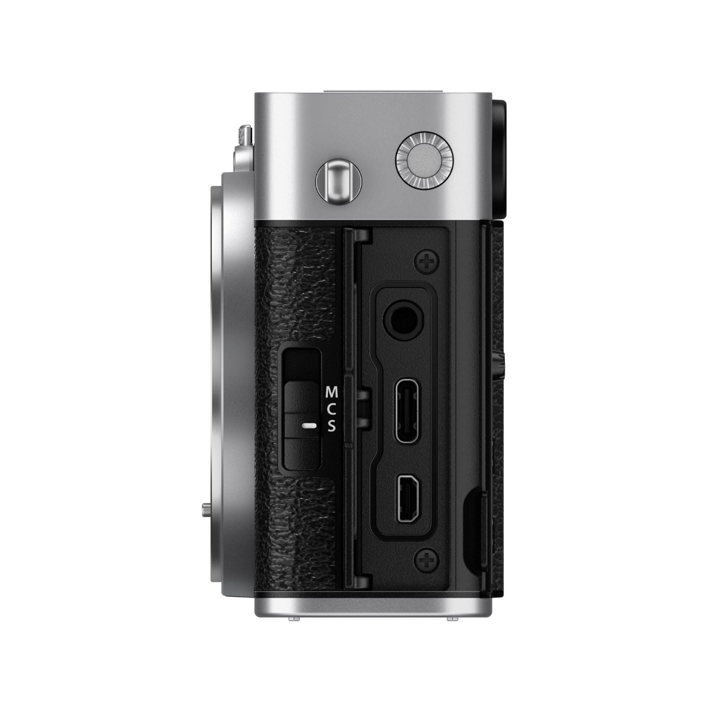 Kit Câmera Digital Mirrorless Fujifilm X-E5 Silver + Lente Fujifilm Fujinon XF23mmF2.8 R WR