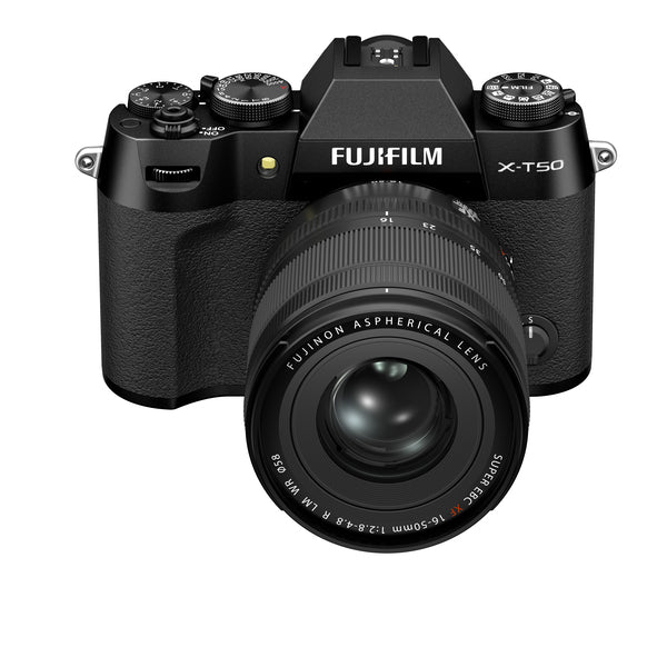 Kit Câmera Digital Mirrorless Fujifilm X-T50 Black + Lente Fujinon XF16-50mm F2.8-4.8 R LM WR