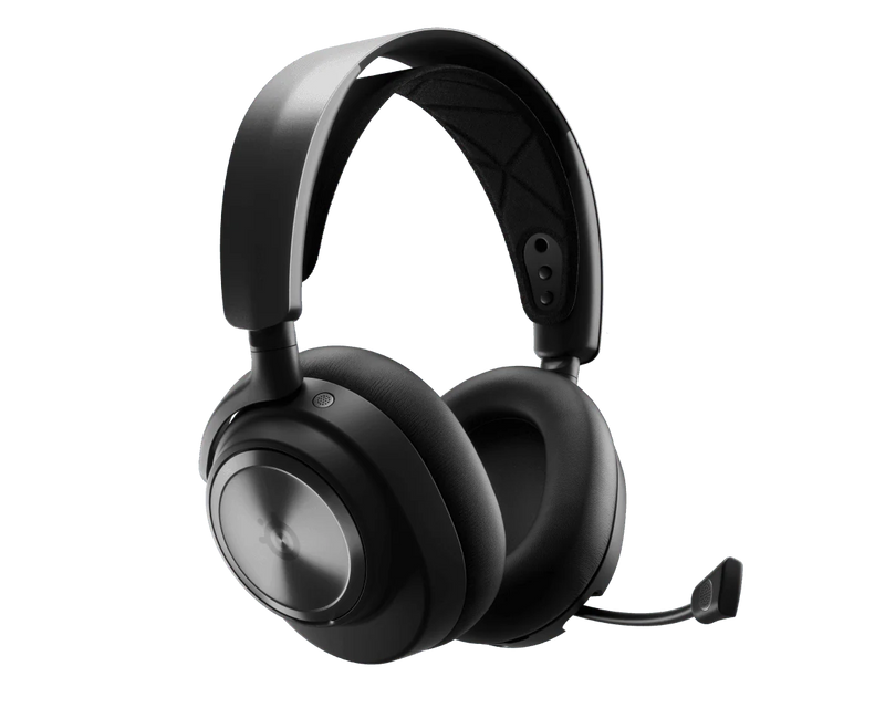 SteelSeries Arctis Nova Pro Wireless - Fones com Cancelamento Ativo de Ruído e Baterias Hot-Swap para PC e PlayStation