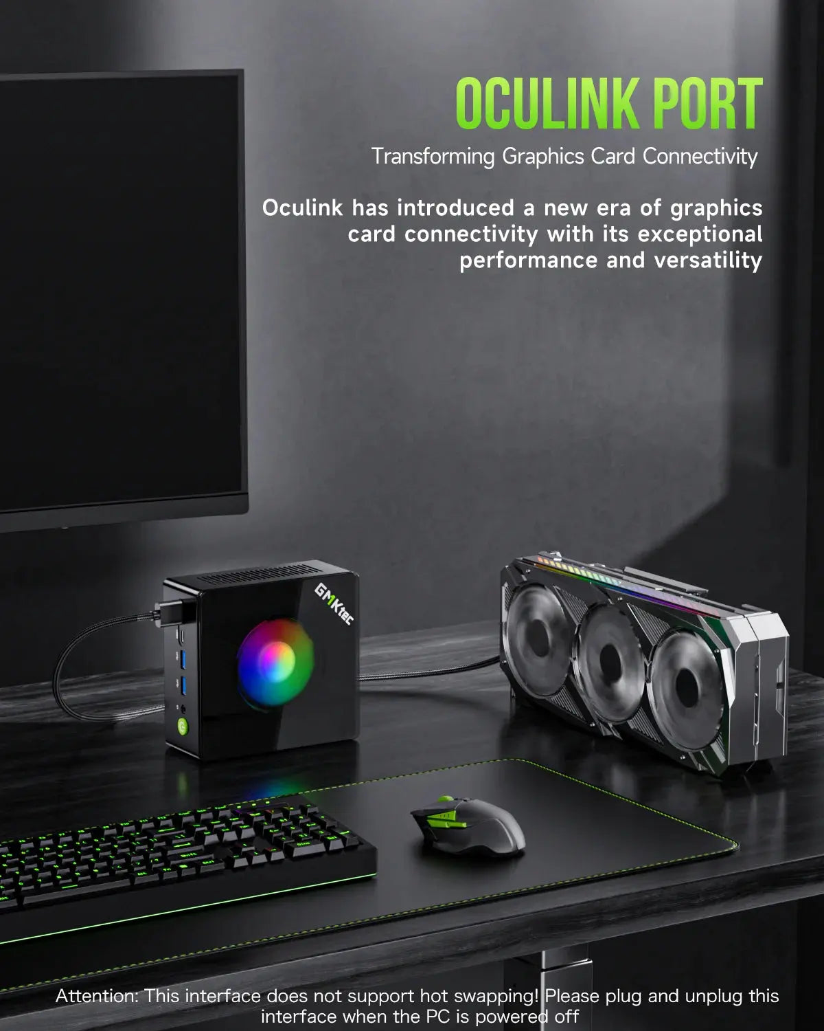 GMKtec NucBox K11 Mini PC profissional e para IA - AMD Ryzen™ 9 8945HS