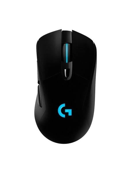 Mouse Gamer Sem Fio Logitech G703 LIGHTSPEED com RGB LIGHTSYNC, 6 Botões Programáveis, Sensor HERO 25K e Bateria Recarregável - Compatível com POWERPLAY