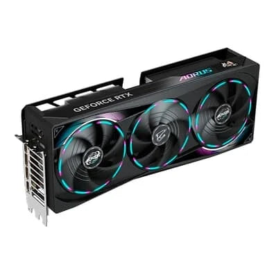 Placa de Vídeo Gigabyte RTX 5080 AORUS MASTER, NVIDIA, 16GB, GDDR7, BIOS DUAL, IA com FP4, DLSS 4 - GV-N5080AORUS M-16GD G10