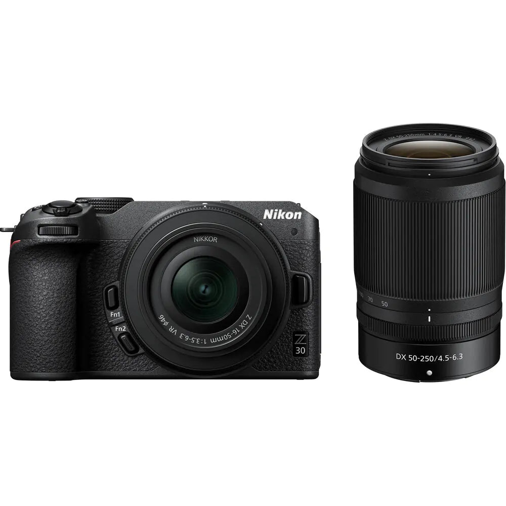 Câmera Nikon Z30 Mirrorless APS-C — 20.9MP, Vídeo 4K UHD 30p, Tela Articulável, Ideal para Vlog e Streaming